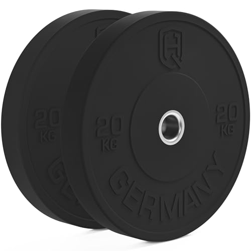 HQ Germany 50mm Vollgummi Bumper Plates - Gewichtsscheiben Set für Training